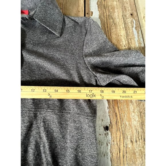 L. L. Bean Traveler women's gray lightweight jacket Petite Small button front - Picture 5 of 7